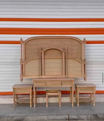 خرید عمده تخت خواب چوبی خام از تولیدی