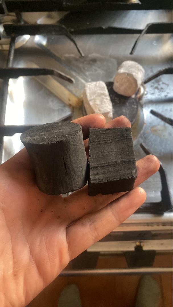 زغال قلیانی لیمو سکه ای کیفیت عالی