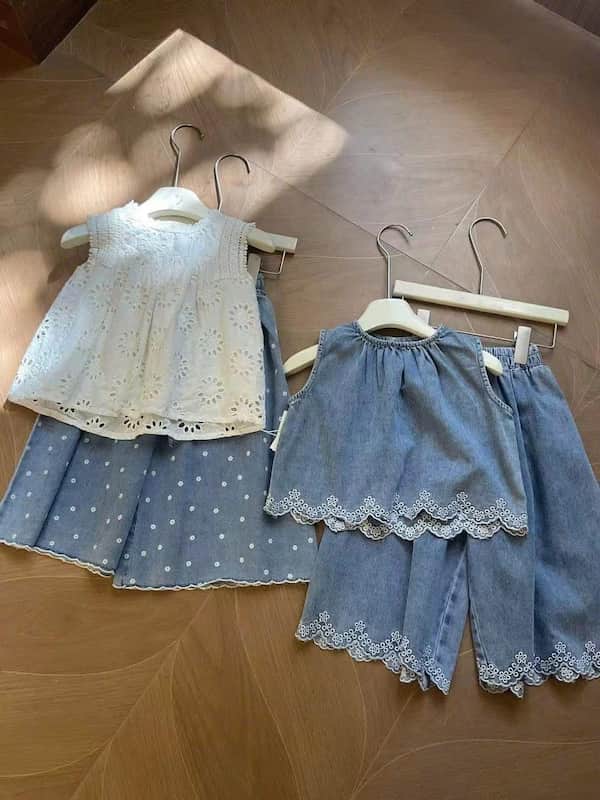 تصویر 2 از شلوار بگ دخترانه اسپرت با تنخور عالی و راحت