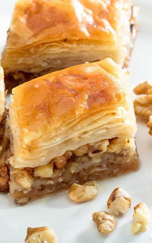 تصویر 3 از باقلوا گردویی تازه با عطر زعفران درجه یک