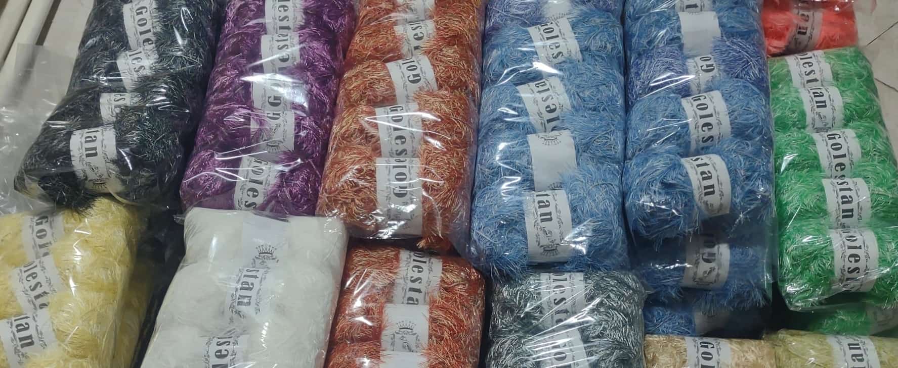 تصویر 5 از نخ یوموش کیلویی گلستان با رنگ‌ بندی  متنوع