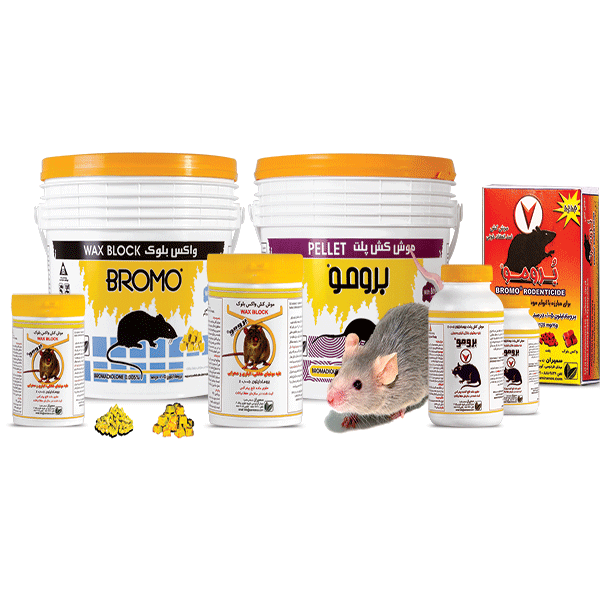 موش کش برومو پلت 5 کیلویی ضربه سمیران