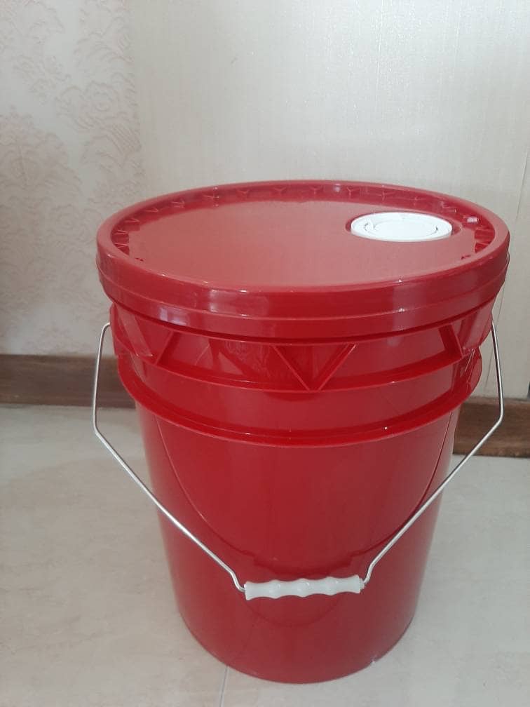 تصویر 1 از صادرات سطل 22 لیتری پلاستیکی کلاژر دار به دبی