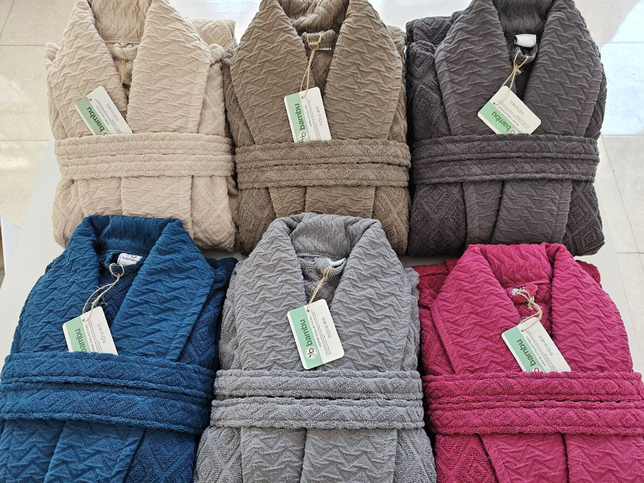 خرید وفروش عمده حوله تن پوش بامبو + تنوع طرح