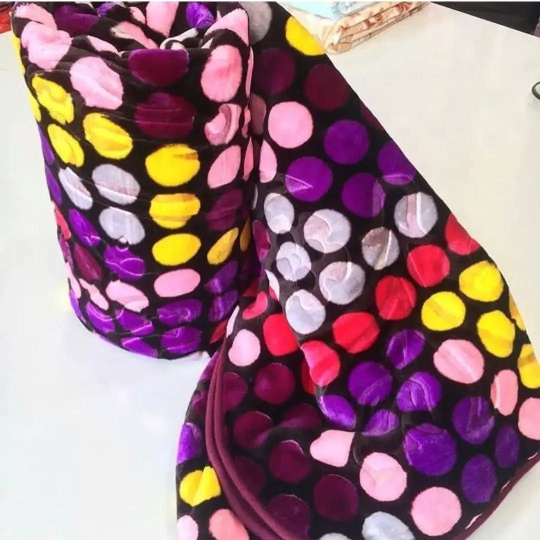 تصویر 1 از خرید از کارخانه و عمده پتو دو نفره طرح توپی شادیلون