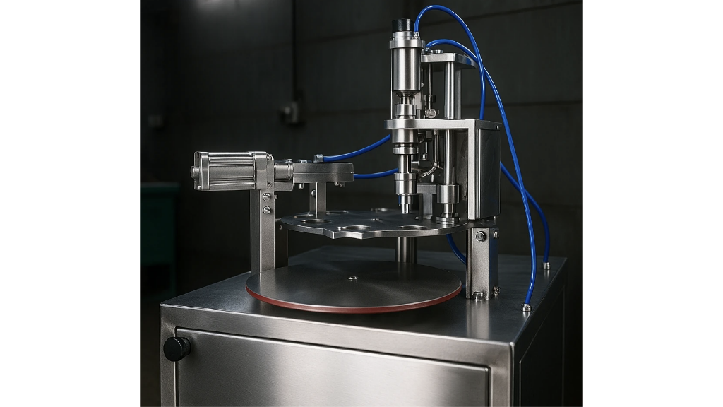 تصویر 1 از دستگاه پرکن روتاری تک نازل با کیفیت