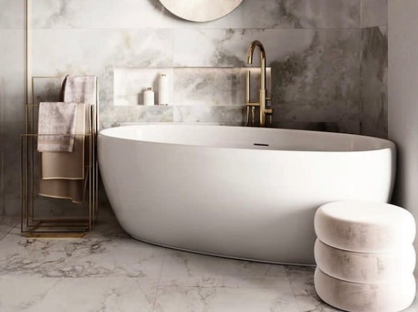 سرامیک حمام با طرح‌ های متنوع و رنگ‌ بندی جذاب