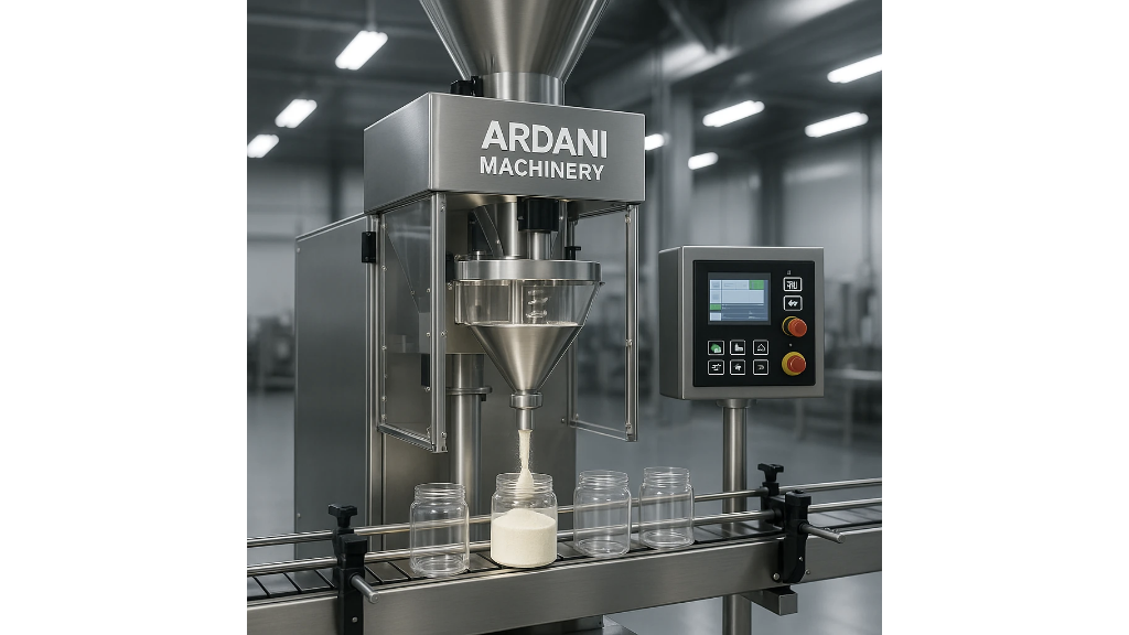 تصویر 4 از دستگاه پرکن پودری ظروف اتوماتیک با امکانات ویژه