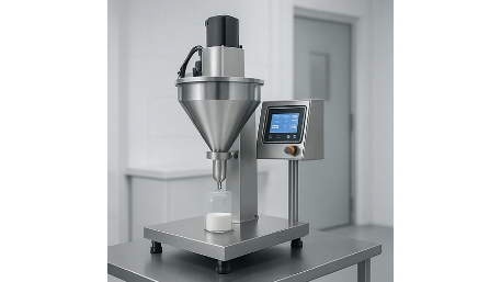 تصویر 2 از دستگاه پرکن پودری ظروف نیمه اتوماتیک