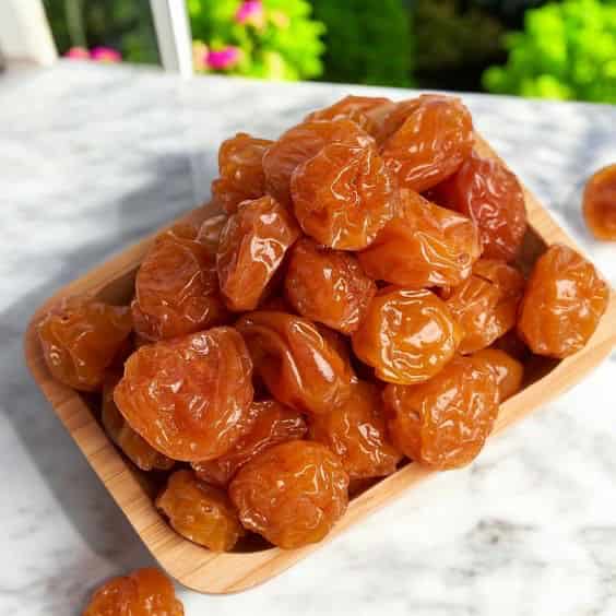 آلو زرد خشک با کیفیت بالا و رنگ طبیعی