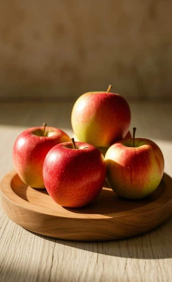 سیب قرمز تازه و آبدار با طعم شیرین و طبیعی