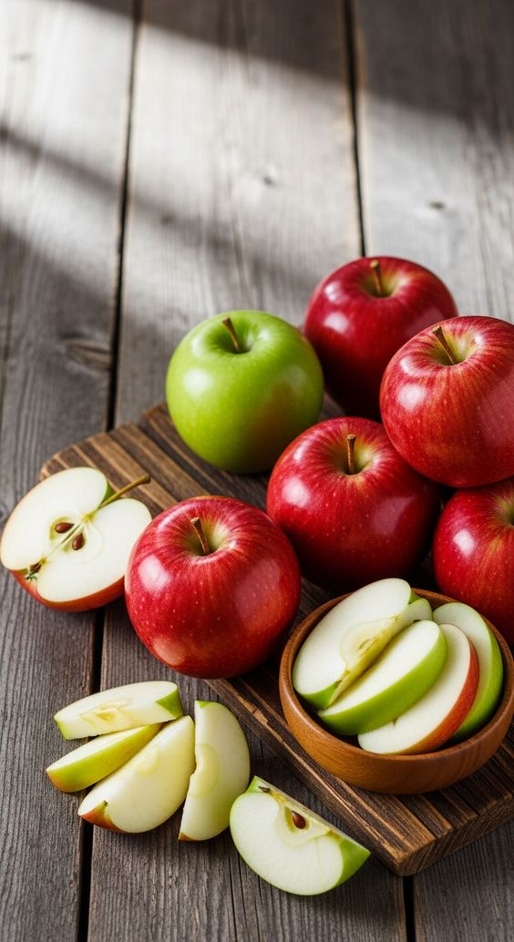 تصویر 5 از انواع سیب قرمز و سبز و زرد و باغی با خواص عالی و تازه