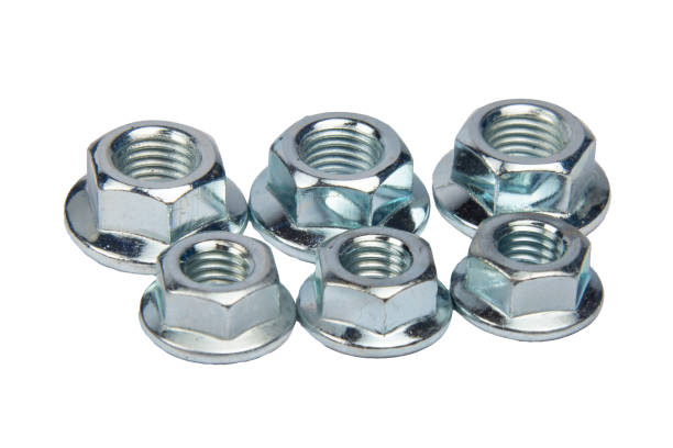 مهره شش گوش واشر دار مکانیک ماشین آلات