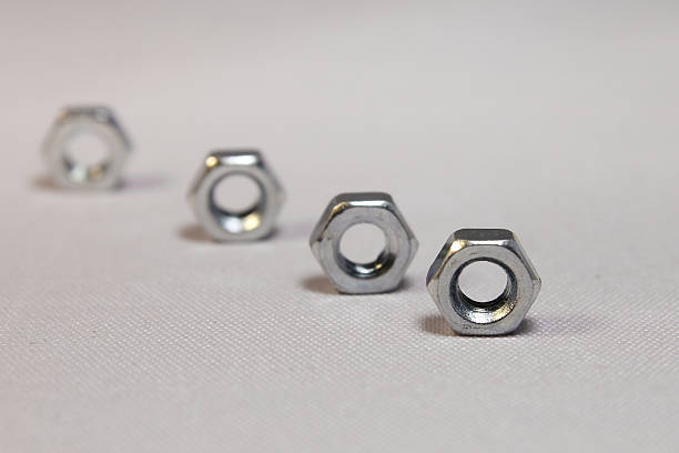 تصویر 2 از مهره شش گوش باریک گالوانیزه ضد خورندگی