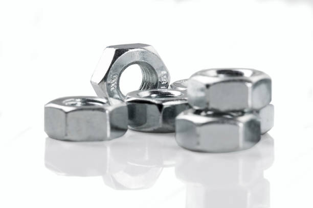 تصویر 3 از مهره شش گوش باریک گالوانیزه ضد خورندگی