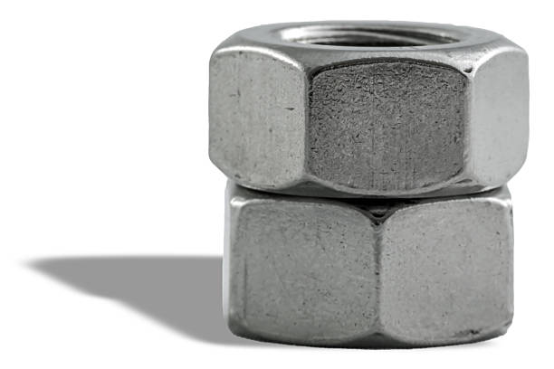 تصویر 1 از مهره شش گوش خشک بدون روکش فلز طبیعی