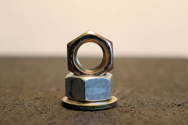 تصویر 3 از مهره شش گوش خشک بدون روکش فلز طبیعی