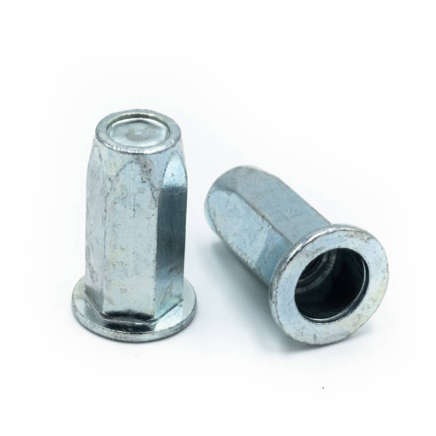 تصویر 1 از مهره شش گوش لبه‌ دار برجسته ضد چرخش