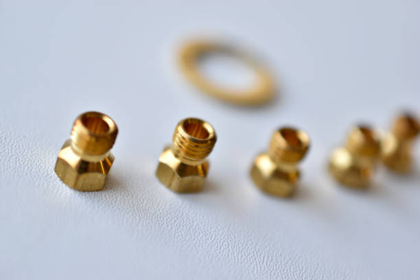 تصویر 3 از مهره شش گوش برنجی شیرآلات بهداشتی