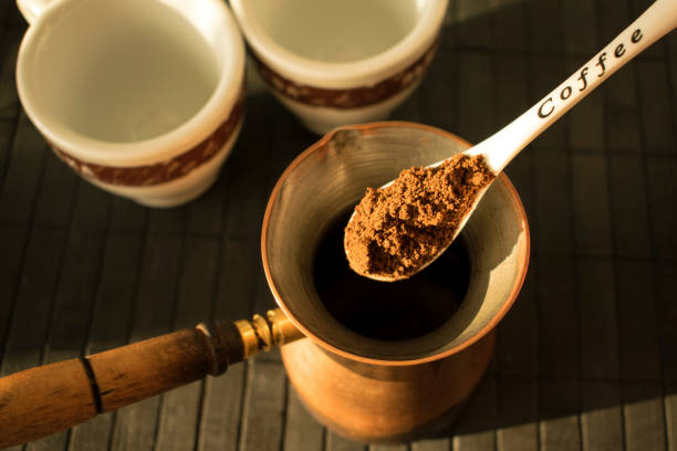 قهوه ترک آسیاب شده نرم با عطر اصیل و قوی