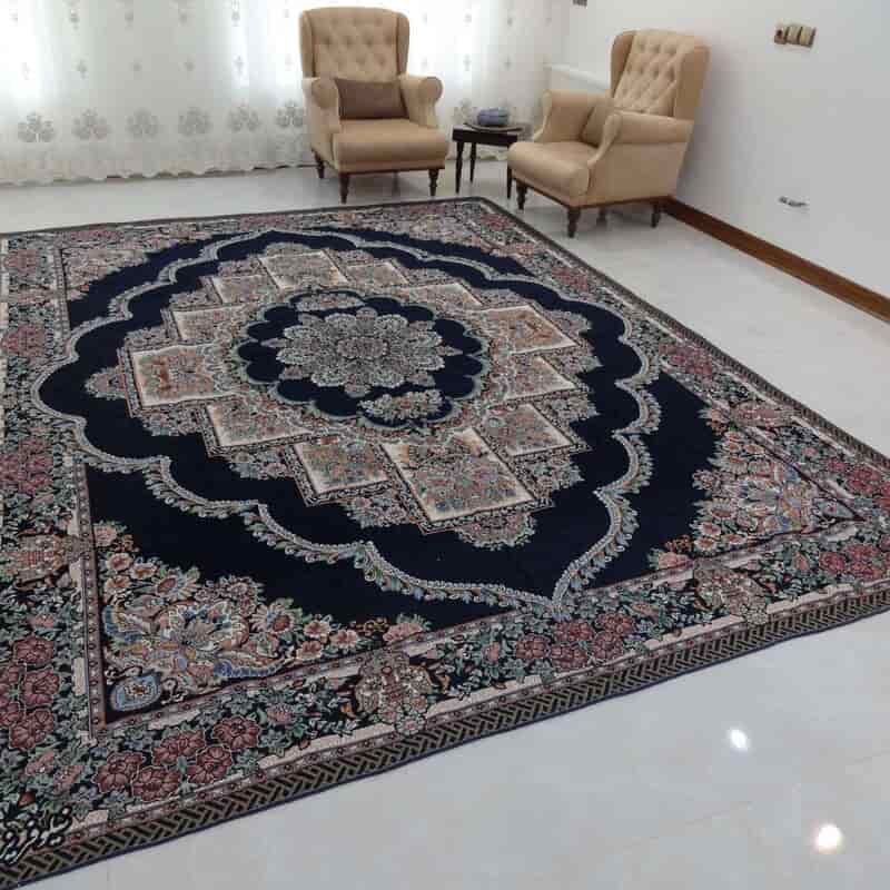 تصویر 2 از روفرشی یزد مخمل 12 متری با طرح اصیل و کیفیت بالا