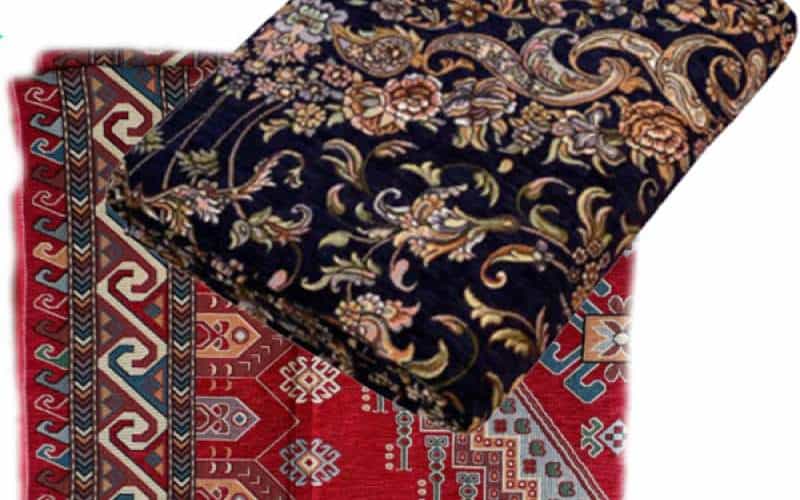 تصویر 1 از رو فرشی سنتی قرمز با نقش اصیل + گرم و صمیمی