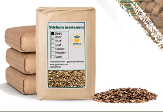 تصویر 1 از بذر خار مریم خشک و پودری بسته بندی فروش صادراتی