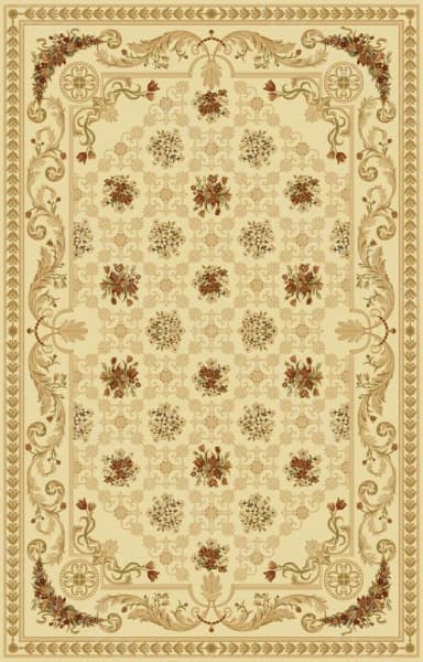 تصویر 1 از روفرشی ابریشم طرح باغ گل تابان یزد + جلوه هنری منحصر به فرد