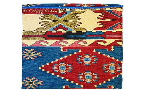 روفرشی طرح گبه با نقش بومی + بافت گرم