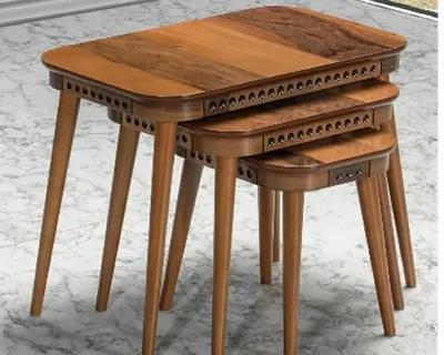 تصویر 4 از میز عسلی چوبی با کیفیت ساخت بالا و دوام طولانی