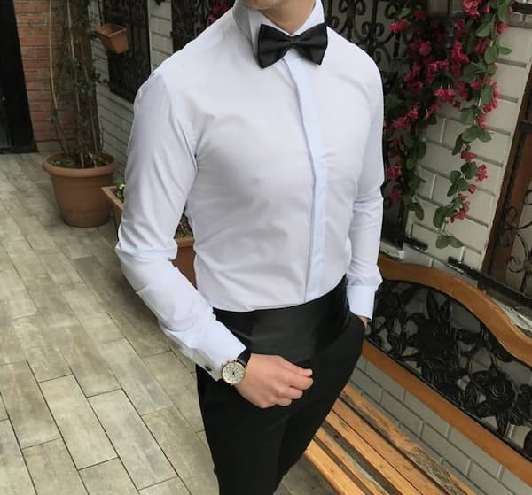 پیراهن مردانه عروسی با دوخت تمیز و استایل رسمی