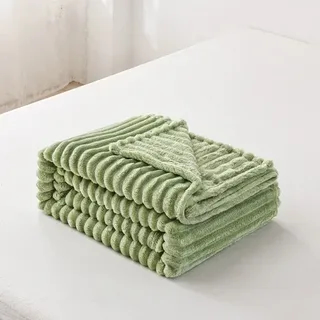 تصویر 4 از پتو مسافرتی سبز رنگ بافت لطیف