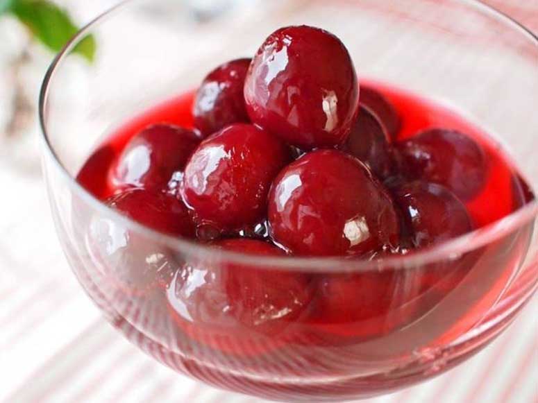 تصویر 4 از فروش کمپوت گیلاس در قوطی کلیددار + فروش عمده