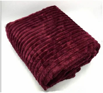 تصویر 2 از پتو مسافرتی زرشکی با کیفیت بالا