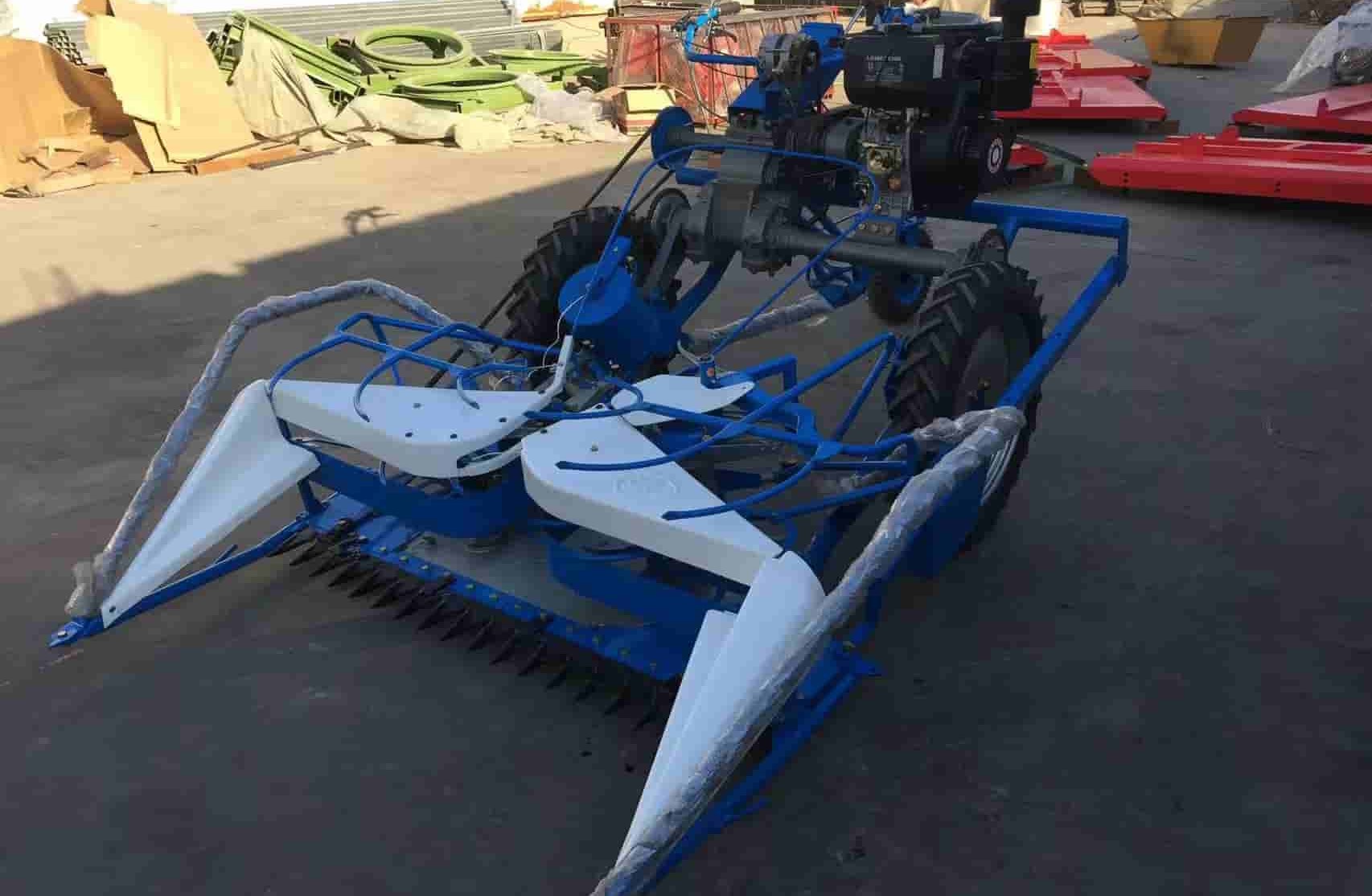 تصویر 2 از دروگر چهار چرخ گندم چین با سرعت بالا در برداشت منظم