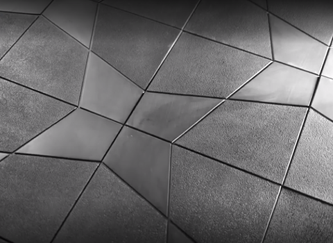 تصویر 3 از خرید موزاییک پلیمری طرح ضربدری با کیفیت عالی + قیمت درب کارخانه