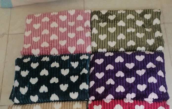 پتو کرکره ای قلبی فانتزی شیک