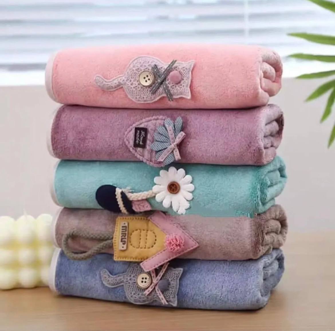 فروش عمده و درجه یک حوله دست و صورت عروسک دار