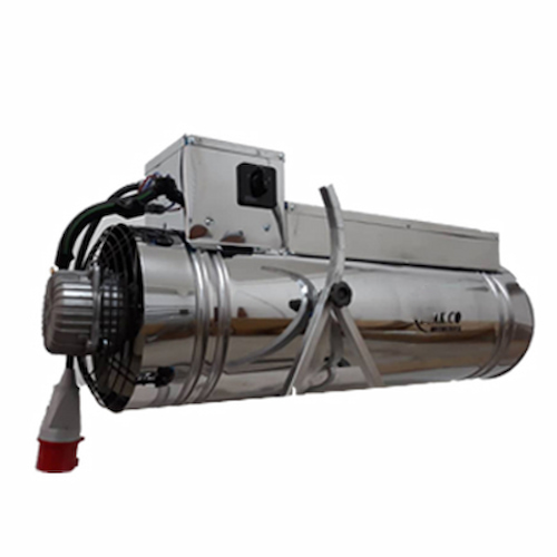 هیتر صنعتی پر قدرت با سیستم اگزوز ایمن