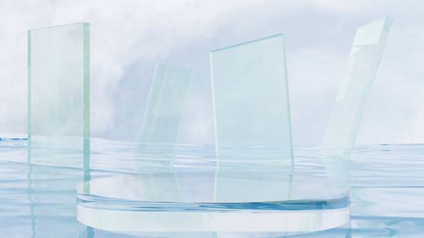 تصویر 2 از شیشه شفاف با سطح صیقلی و عبور نور