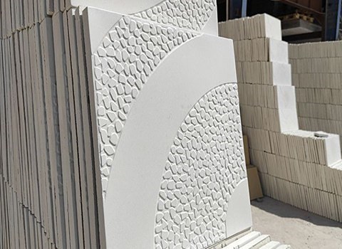 موزاییک پلیمری طرح یاس ۴۰ × ۴۰ سفید اصفهان با کیفیت عالی + قیمت باور نکردنی و رقابتی