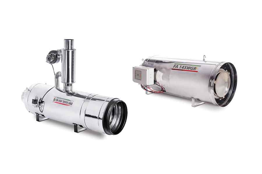 تصویر 3 از جت هیتر صنعتی اگزوز دار پر توان