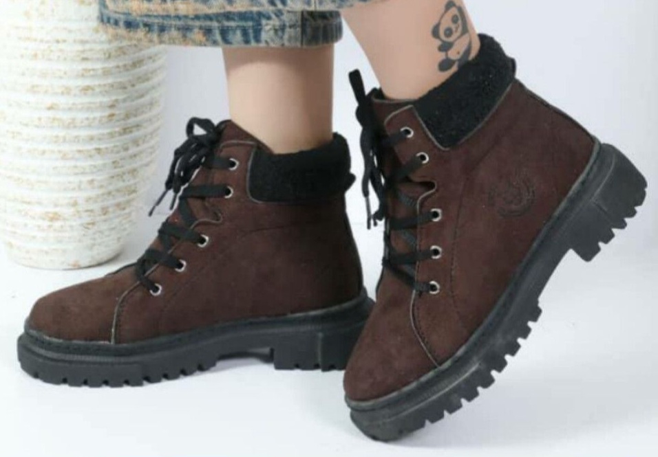 نیم بوت ولف خز دار زنانه فروش عمده