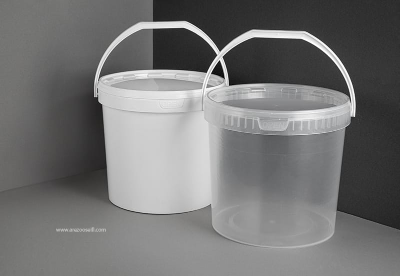 فروش سطل پلاستیکی ۱۲ لیتری گرد