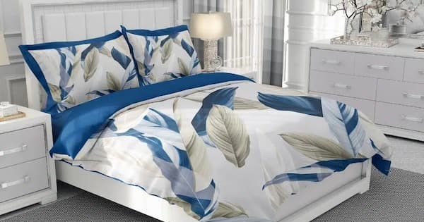 تصویر 3 از رو تختی دو نفره مخمل و ساتن با طرح فانتزی و جذاب