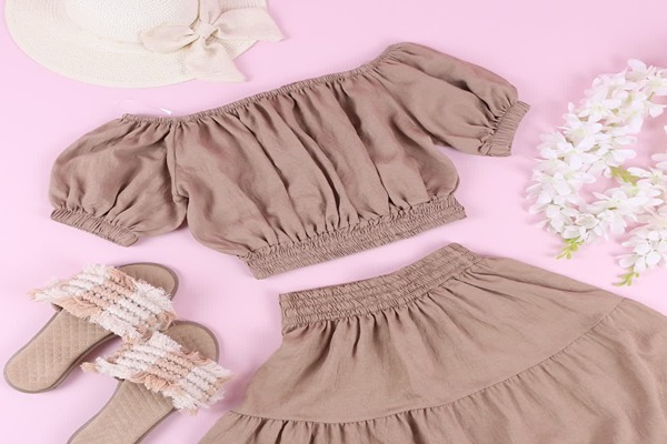 قیمت ویژه کراپ دامن لینن