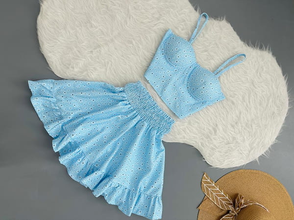 تصویر 2 از قیمت ویژه کراپ دامن لینن