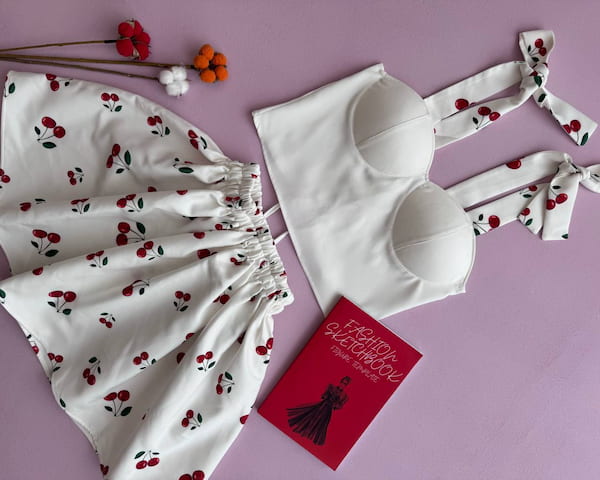 تصویر 3 از قیمت ویژه کراپ دامن لینن