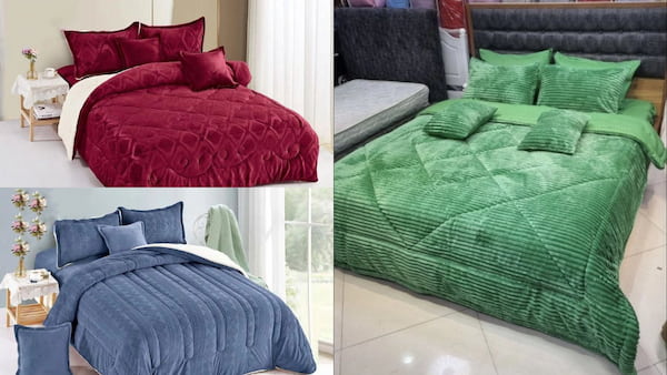 رو تختی خز دار با دوخت حرفه‌ ای و با دوام