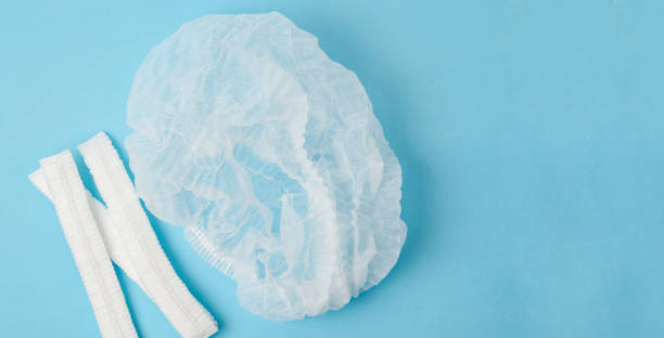 تصویر 1 از کلاه جراحی یکبار مصرف پزشکی با الیاف نرم